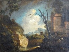Peinture xviie paysage d'occasion  Chomérac