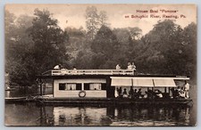 Cartão postal casa barco Pomona no rio Schuykill leitura Pensilvânia comprar usado  Enviando para Brazil