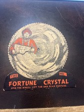 Cartão raro roda giratória bola de cristal Fortune nº 1 década de 1940 comprar usado  Enviando para Brazil