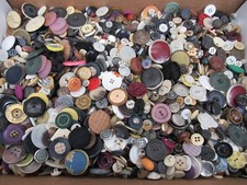 Botões de costura vintage 6 libras vidro plástico madeira metal tecido concha comprar usado  Enviando para Brazil
