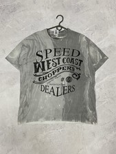 Speed West Coast Choppers Grande Logotipo Vintage Moto Biker Camiseta Revendedores Feita à Mão comprar usado  Enviando para Brazil