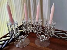 Vintage glass candlestick for sale  Deep River