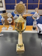 Pokal goldfarben deckel gebraucht kaufen  Bad Honnef