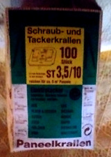 Schraub tackerkrallen paneelkr gebraucht kaufen  Meine