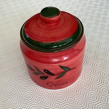 Poterie thème olives d'occasion  Montbéliard
