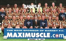 Barnet 2001 team for sale  DEESIDE