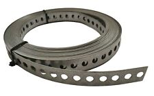 BANDA DE FIXAÇÃO DE ENGENHEIROS AÇO METAL PERFURADO TIRA TIRA 12 20 25mm 40mm comprar usado  Enviando para Brazil