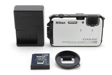 Testado📸 [QUASE PERFEITO] Câmera Digital Compacta Nikon COOLPIX AW100 Branca Do Japão, usado comprar usado  Enviando para Brazil