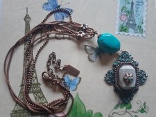 Beau collier long d'occasion  Rillieux-la-Pape