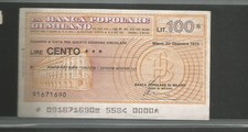 Miniassegni banca popolare usato  Brescia
