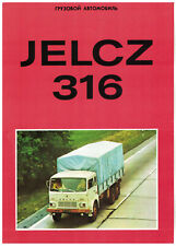 JELCZ 316 1972 POLISH TRUCK BROCHURE PROSPEKT na sprzedaż  PL