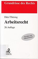 Arbeitsrecht taschenbuch dütz gebraucht kaufen  Ludwigsburg