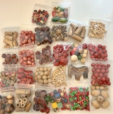 Lot wooden beads for sale  Johnstown