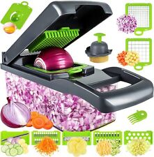 14en 1 Acero Inoxidable Picador De Verduras Cebolla Vegetales Cortadora Cortadora comprar usado  Enviando para Brazil
