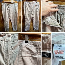 Size beige trousers for sale  ABERYSTWYTH