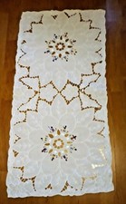 Chemin table broderie d'occasion  Veneux-les-Sablons