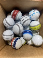 Bolas de golfe usadas 22x sortidas Taylormade TP5 listras e resposta de passeio 4A quase em perfeito estado comprar usado  Enviando para Brazil