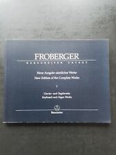 Partition froberger oeuvres d'occasion  Milly-sur-Thérain