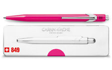 Usado, Caneta esferográfica Caran d'Ache 849 POPLINE rosa fluorescente 849.590, com suporte comprar usado  Enviando para Brazil