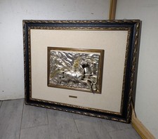 Vintage Paolo Schiraldi Italiano 3D Relevo Prata Escultura Arte de Parede 925 Cavalos comprar usado Vintage Paolo Schiraldi Italiano 3D Relevo Prata Escultura Arte de Parede 925 Cavalos comprar usado  Enviando para Brazil