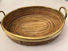 Dessigner rattan serviertablet gebraucht kaufen  Mönchengladbach