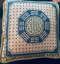 Vintage chinoiserie needlepoin for sale  Sioux City