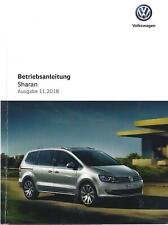 Sharan betriebsanleitung 2018 gebraucht kaufen  Padenstedt