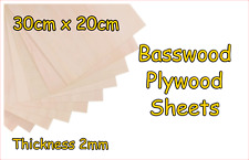 2mm basswood sheet for sale  PLYMOUTH