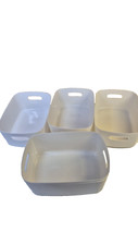 5pcs plastic storage for sale  PETERSFIELD