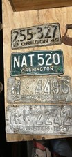 Vintage license plates for sale  Kelso