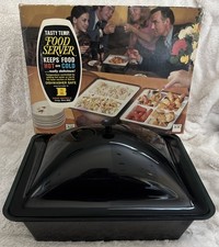 Servidor de alimentos vintage Tasty Temp 2 compartimentos buffet quente frio modelo #451 comprar usado Servidor de alimentos vintage Tasty Temp 2 compartimentos buffet quente frio modelo #451 comprar usado  Enviando para Brazil