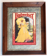 Budweiser beer framed for sale  Greenbrae
