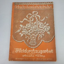 Antikes heft filetdurchzugarbe gebraucht kaufen  Dessau-Roßlau