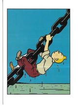 Rare postcard tintin d'occasion  Expédié en Belgium