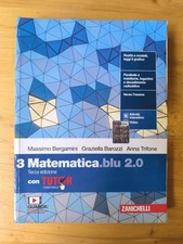2 0 matematica blu 3 volume usato  Borgo San Lorenzo