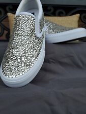 Sapatos femininos Bling personalizados diamante tamanho 7 comprar usado  Enviando para Brazil