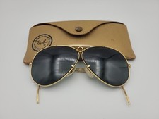 Óculos de tiro vintage Ray Ban aviador lentes coloridas Bausch & Lomb com estojo 10K comprar usado  Enviando para Brazil