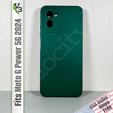 Capa para Moto G Power 5G (2024) - Verde | Silicone líquido suave e sedoso | SlimFit, usado comprar usado  Enviando para Brazil