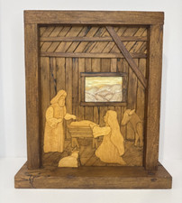 Vintage wooden nativity for sale  Washington