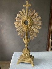 Ostensoir monstrance bronze d'occasion  La Capelle