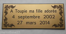 Plaque gravée funéraire d'occasion  Rougemont