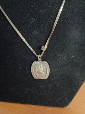 Silver necklace st for sale  PONTYPRIDD