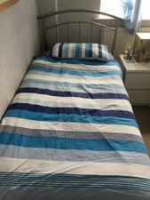 pewter headboard for sale  BRADFORD