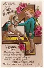Vintage postcard happy for sale  BROXBOURNE