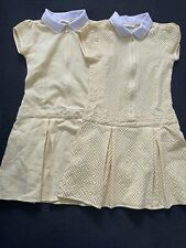 Yellow white gingham for sale  ROMFORD
