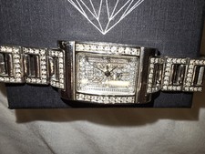 Usado, Relógio feminino Y2k Áustria cristal Sk Time absolutamente deslumbrante brilho brilhante  comprar usado  Enviando para Brazil