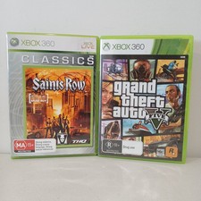 Saints Row Classics e GTA 5 jogos Xbox 360 excelentes discos GTA sem homem/mapa comprar usado  Enviando para Brazil