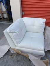White leather corner for sale  Pompano Beach