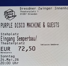 Tickets purple disco gebraucht kaufen  Fellbach