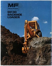 Folheto retroescavadeira MASSEY FERGUSON MF 30, VEJA FOTOS., 8 PÁGINAS, DÉCADA DE 1980? comprar usado  Enviando para Brazil